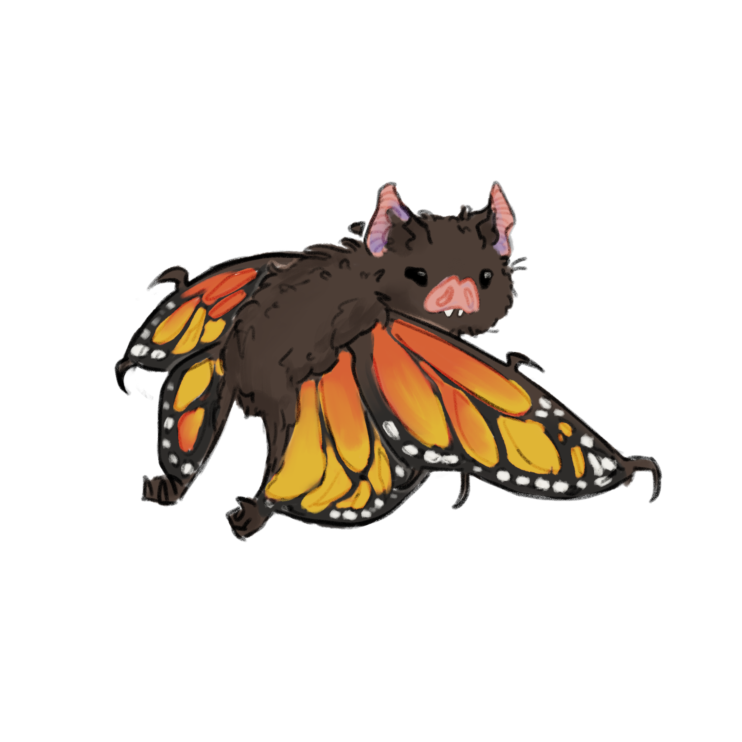 Butterbat Sticker