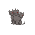 Cerbie (Cerberus) Sticker