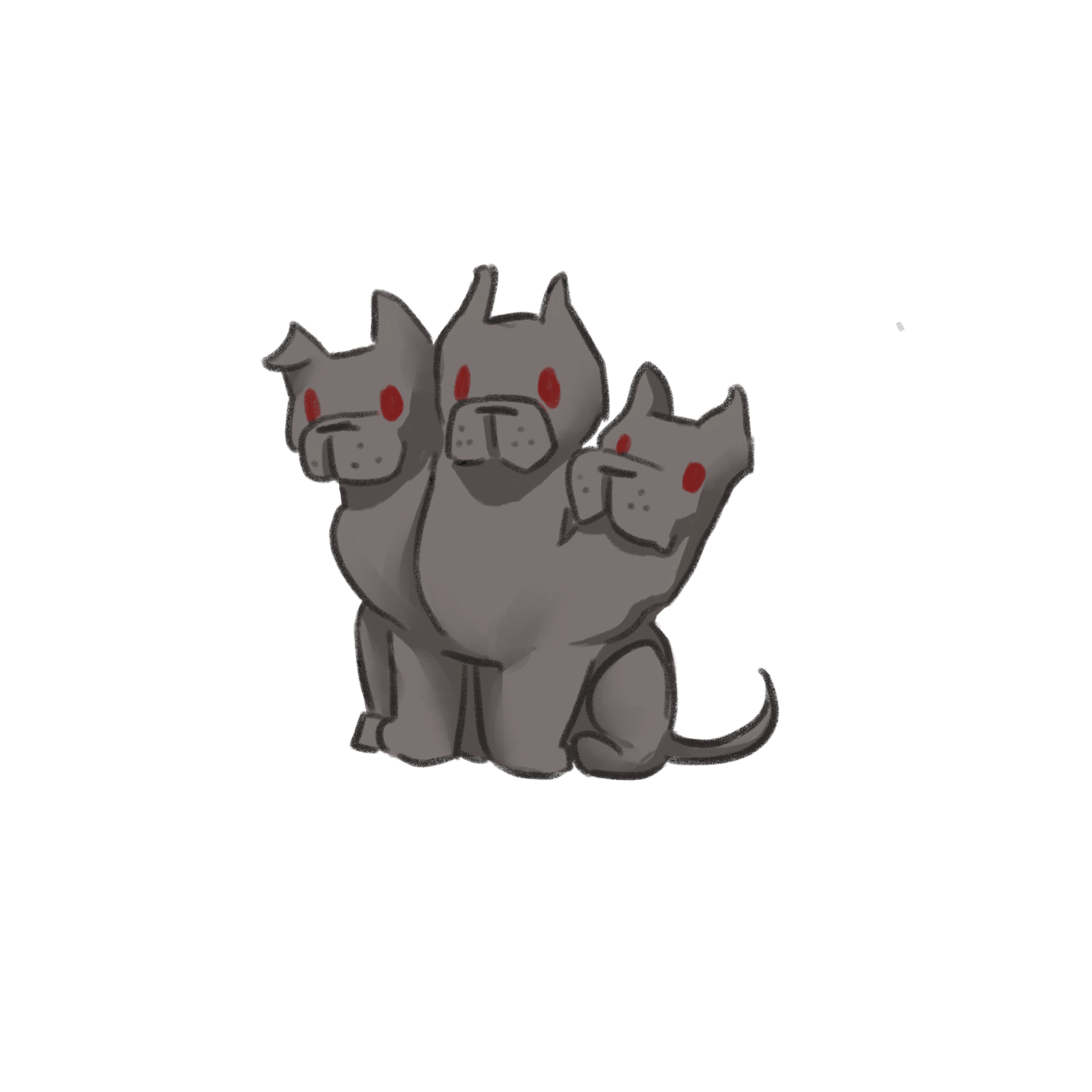 Cerbie (Cerberus) Sticker