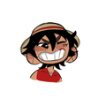 Luffy Wink Sticker