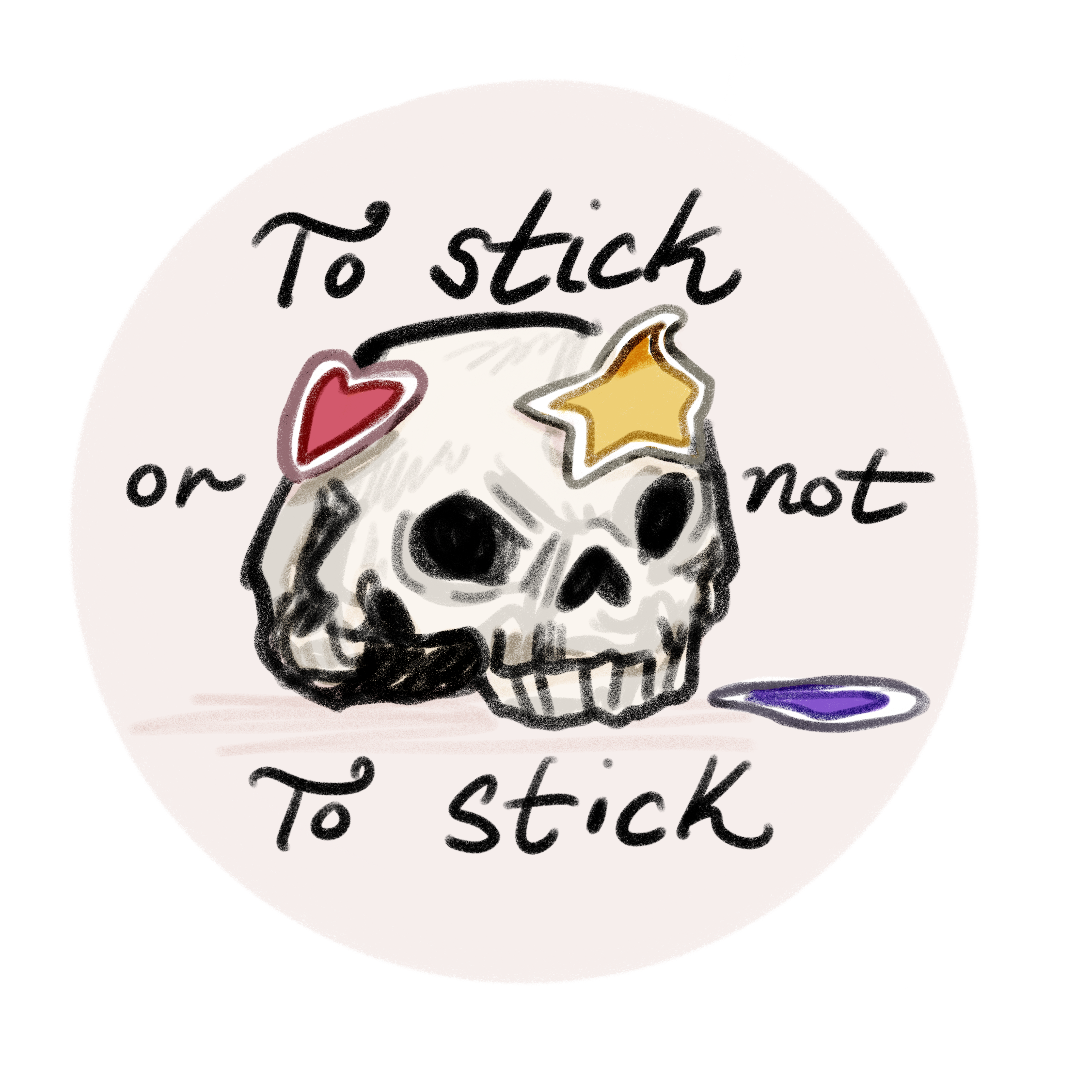 To Stick or Not to Stick Sticker